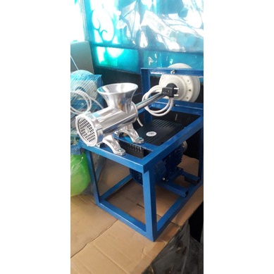 mesin giling kacang gethuk daging+dinamo 1/2pk