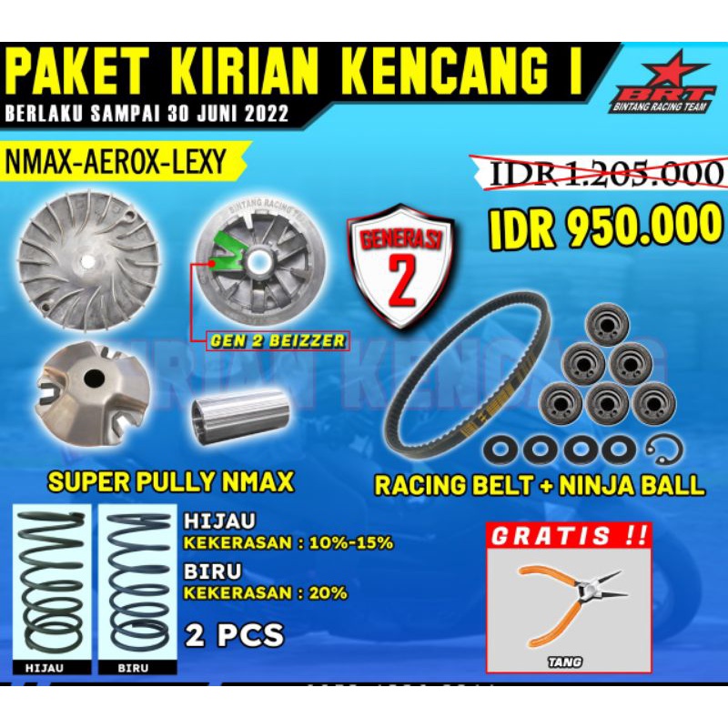 PAKET KIRIAN BRT ( NMAX , AEROX DAN LEXI )