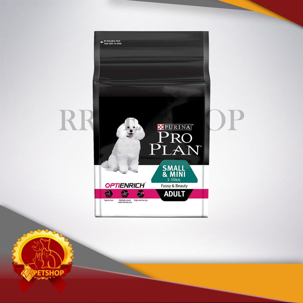 Dog Food / Makanan Anjing Pro Plan Small &amp; Mini Adult Fussy &amp; Beauty OptiEnrich 2,5 kg