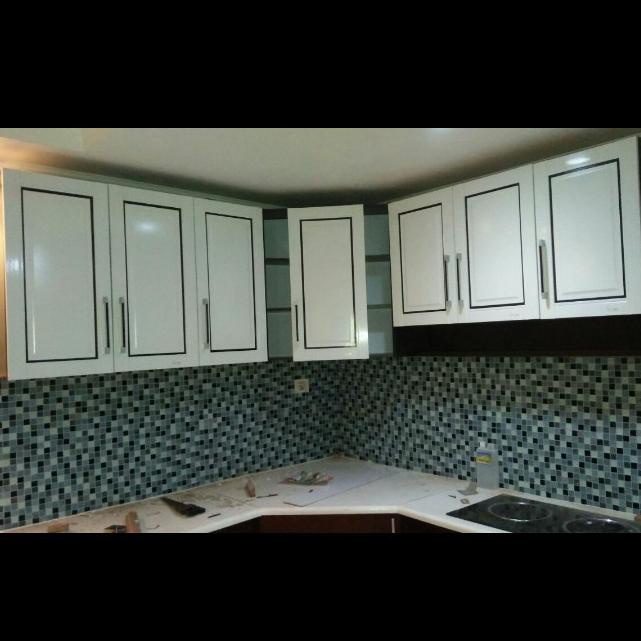 Kitchen Set Atas L 7 Pintu / Lemari Gantung / Rak Gantung Dapur 707 Akalipa
