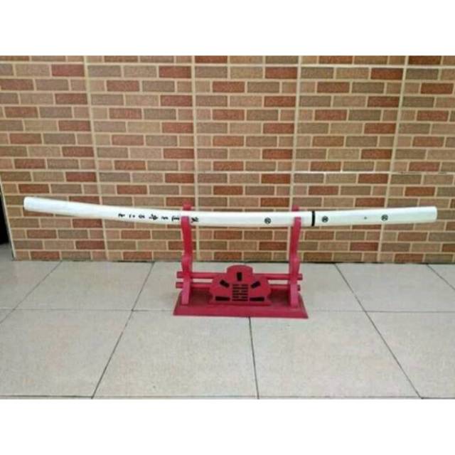 katana shirasaya kanji putih