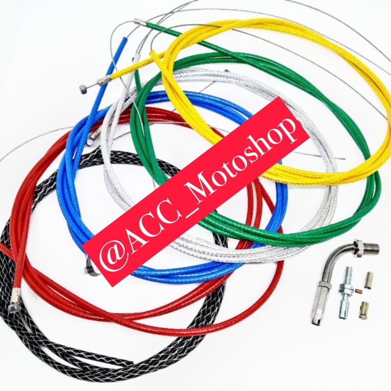 KABEL GAS SERAT CARBON KABEL GAS MOTOR 210CM KABEL GAS GAS SPONTAN HARGA 1 pcs