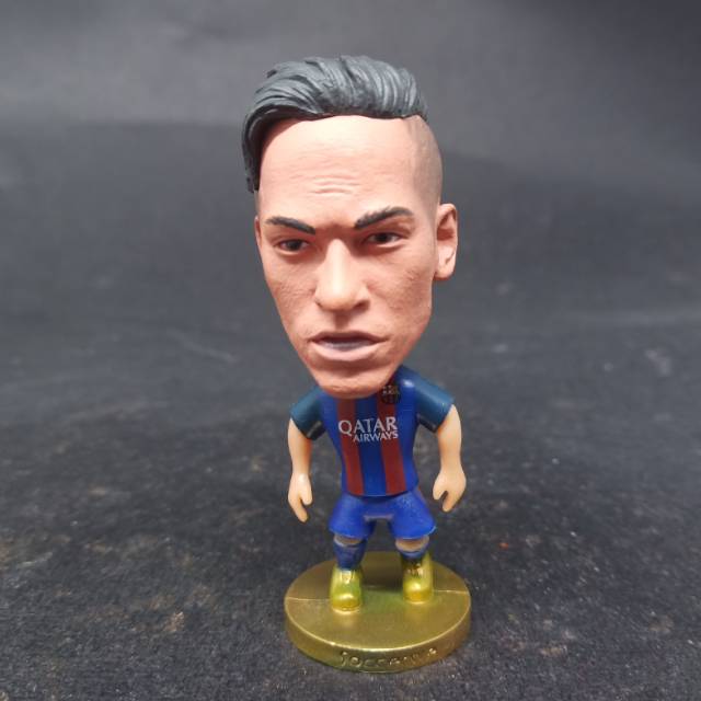 Figure Miniatur Pemain bola Neymar Jr. Barcelona Soccerwe Kodoto