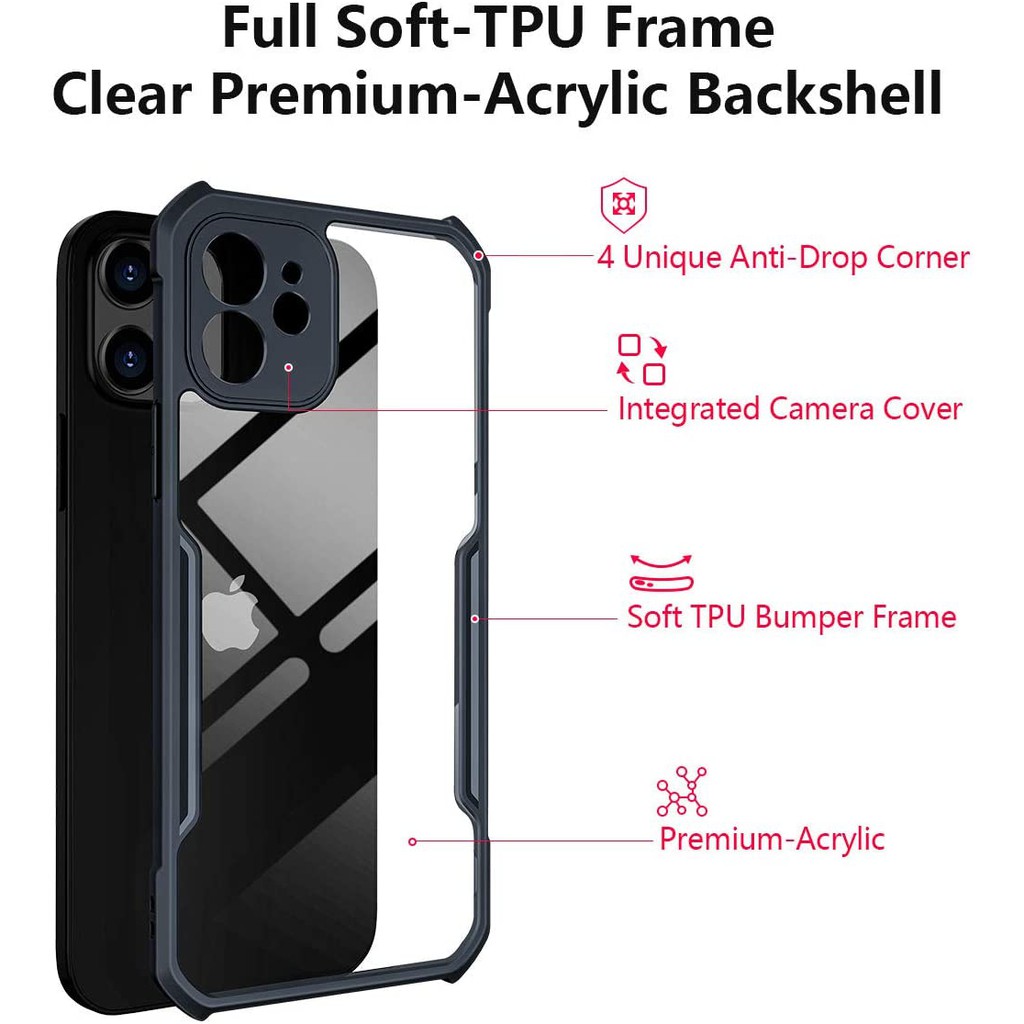 Soft Hard Case IPHONE 11 PRO MAX 11 Pro 11 XUNDD ORIGINAL  Hybrid
