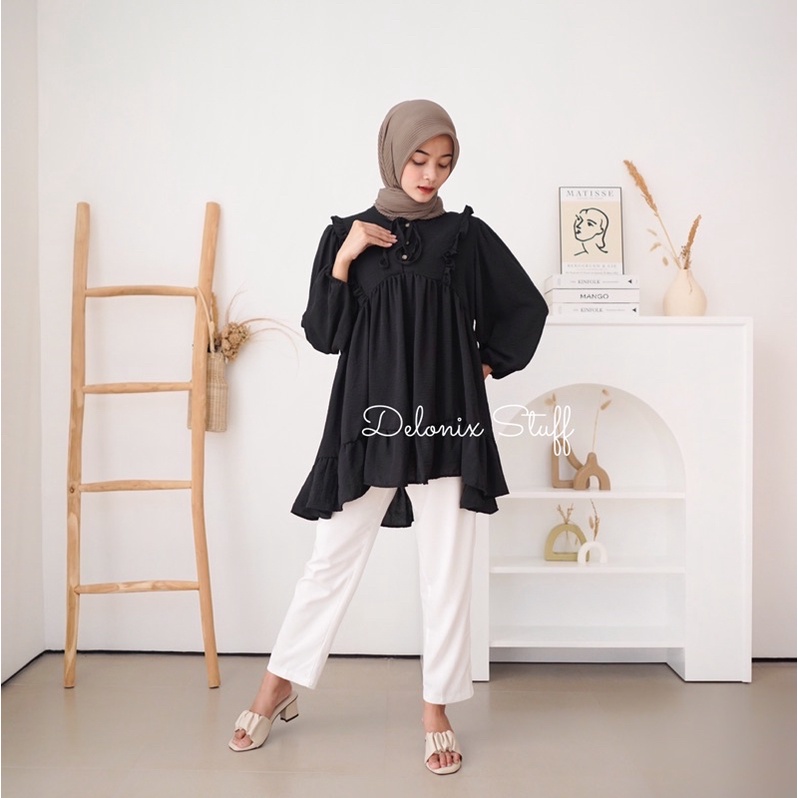 Rafaella crinkle tunik