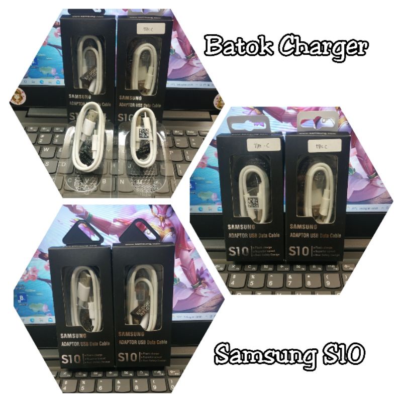 Kabel Data Samsung Galaxy S10 Original Micro USB / Type C 1M