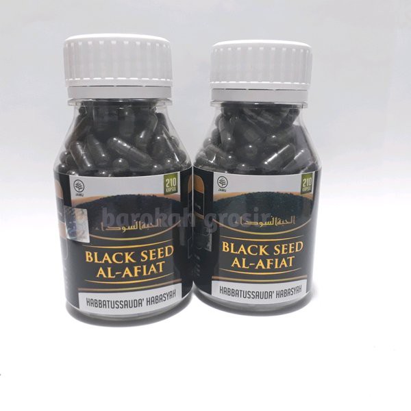 Habbatussauda BLACK SEED Al Afiat - Kapsul Jinten Hitam - Nigella sativa | Suplemen Daya Tahan Tubuh