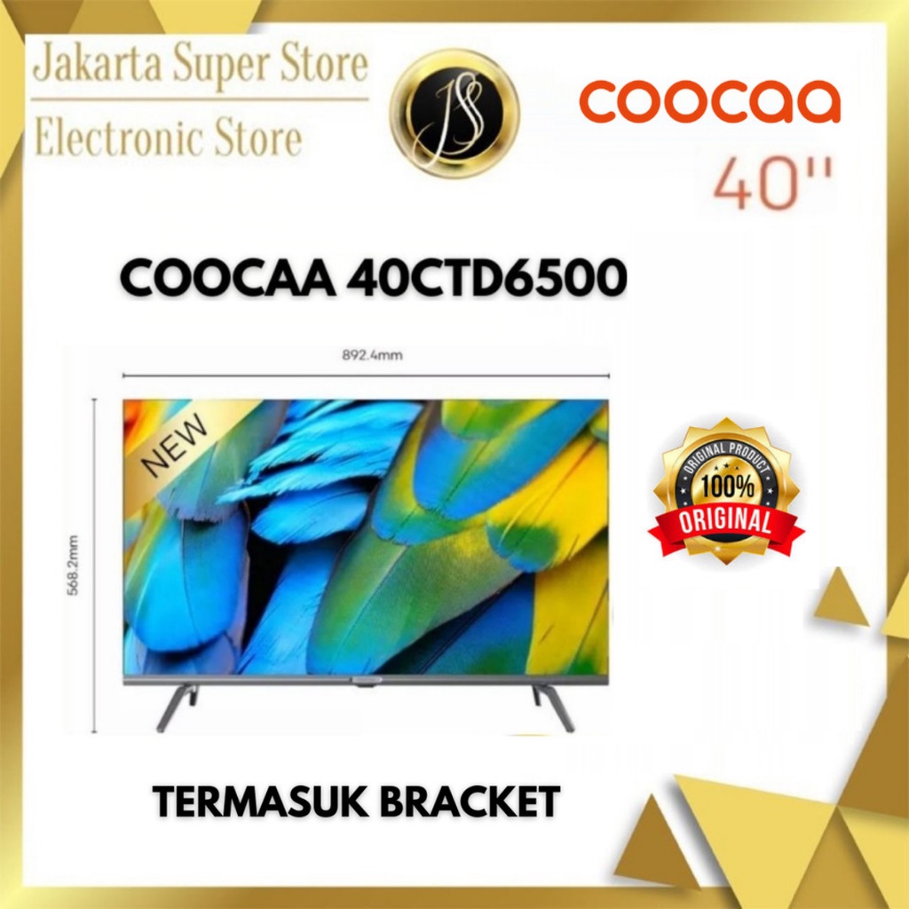 COOCAA SMART ANDROID TV 40 INCH 40CTD6500
