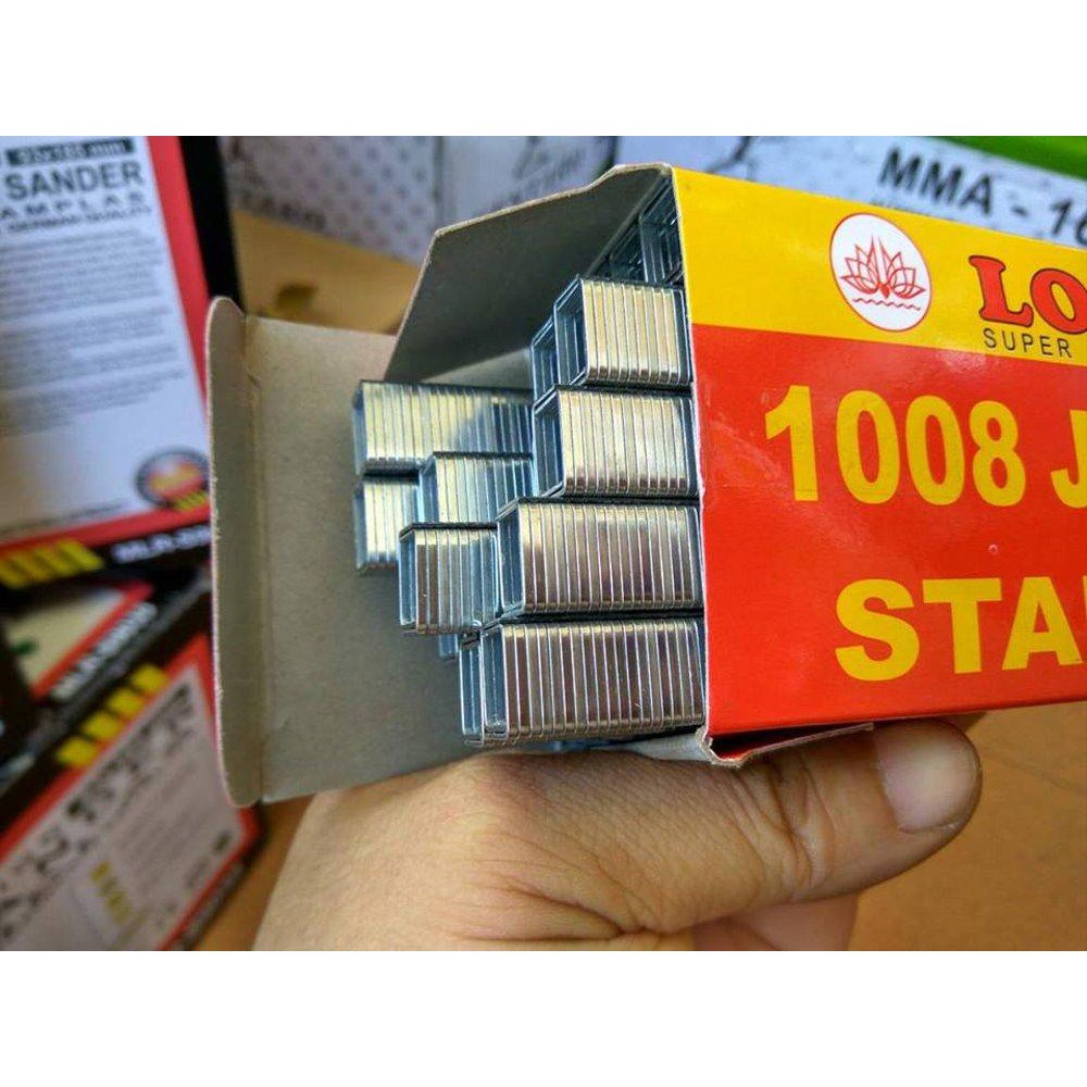 

Isi Staples Tembak Refill Staple Gun 10 x 8mm isi 5000pcs berkualitas