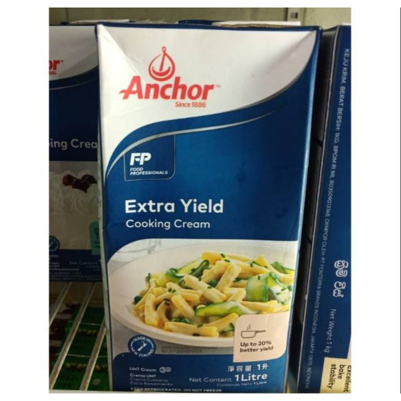 ANCHOR EXTRA YIELD COOKING CREAM 1 LITER