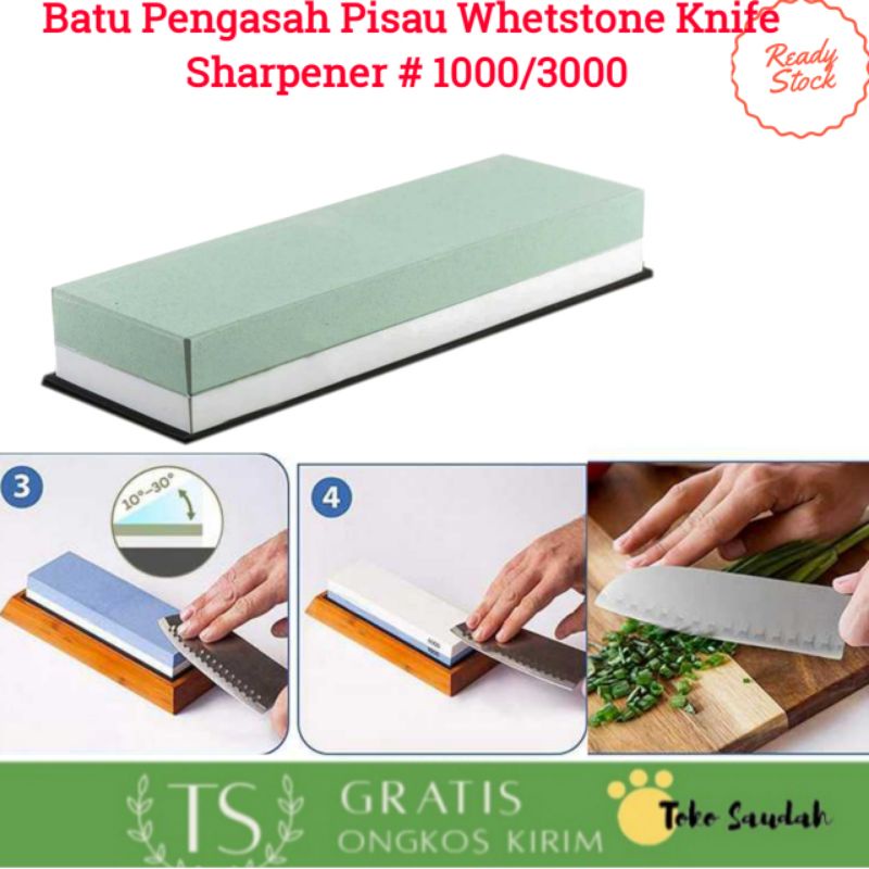 Batu Asahan Pisau Batu Asah Pisau Batu Pengasah Pisau Whetstone Knife Sharpener