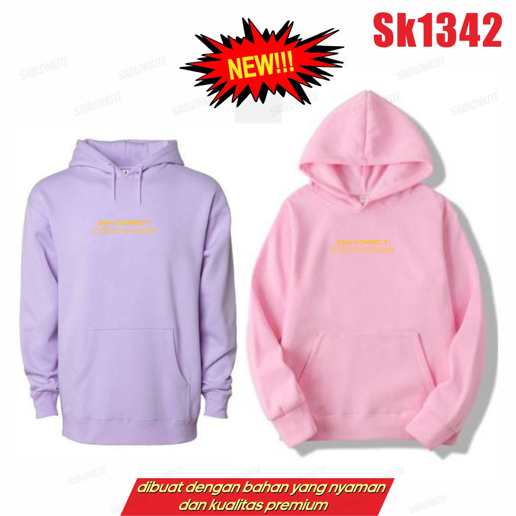 MURAH!!! SWEATER HOODIE  EN CONNECT COMPANION SK1342 UNISEX KPOP