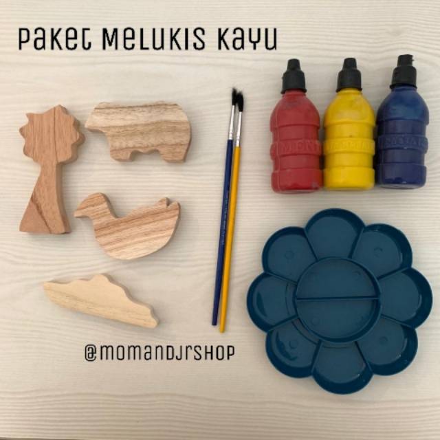 

paket melukis kayu anak