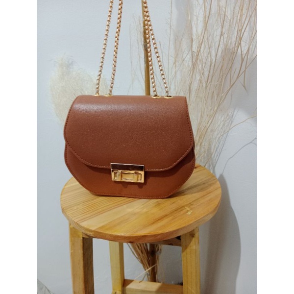 Slingbag Wanita Wilona Tas Selempang Cewek Perempuan Tali Rantai Terbaru IrvanBagshop