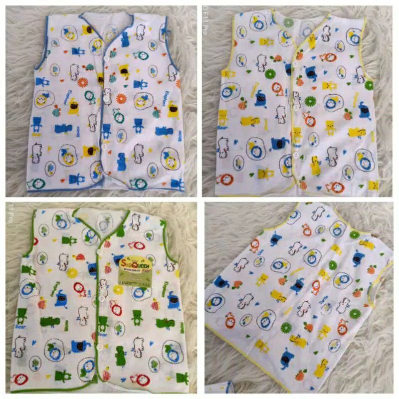 ATASAN KUTUNG BAYI MOTIF 6PCS