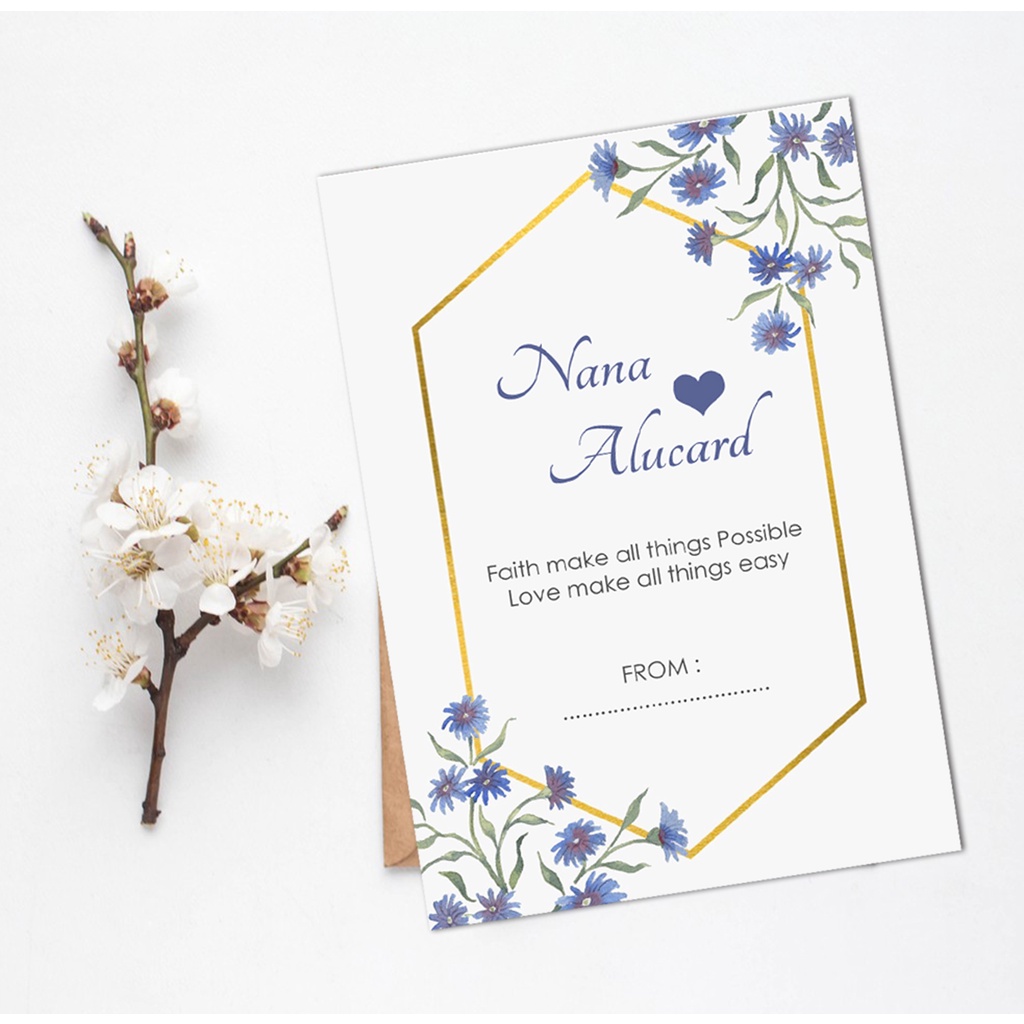 Kartu Ucapan Wedding Card ZC - Greeting - Birthday Card - Mothers Day - dll