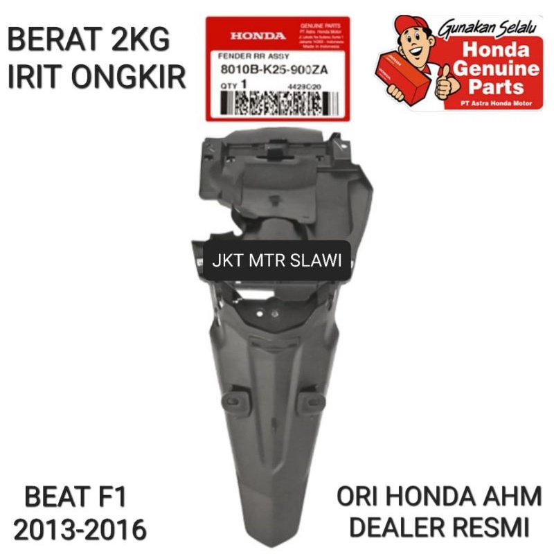 8010B-K25-900ZA Spakbor belakang, slebor belakang, fender rr beat fi 2013-2016 ori honda ahm asli honda