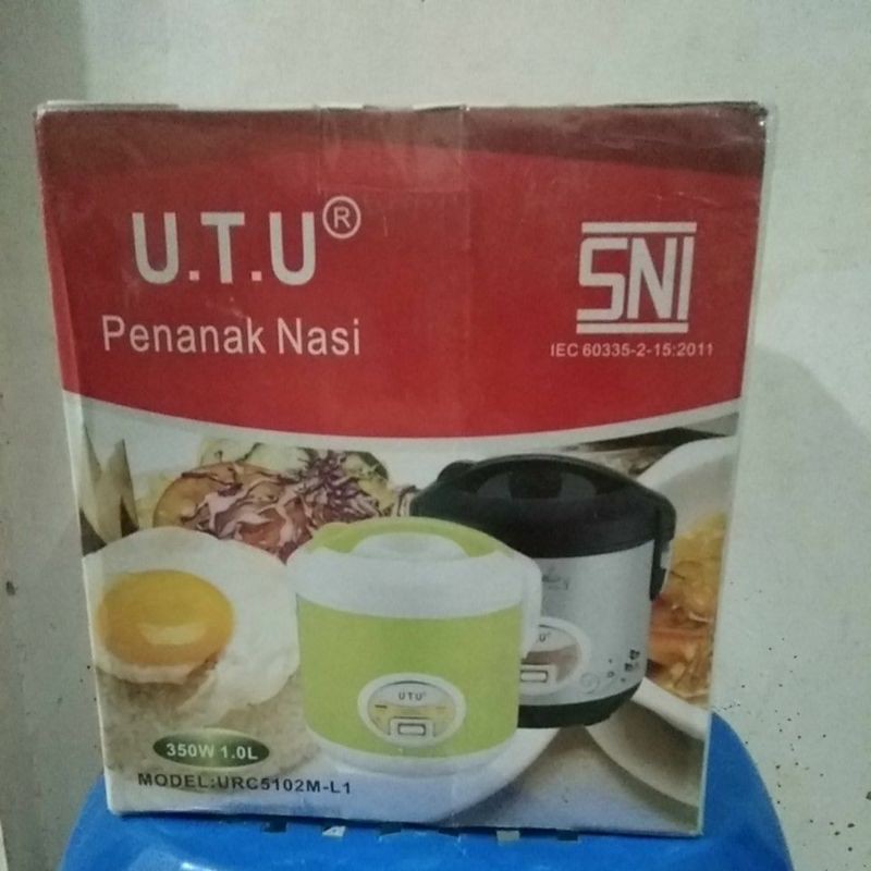 Penanak nasi UTU 1.0 liter /Rice cooker UTU
