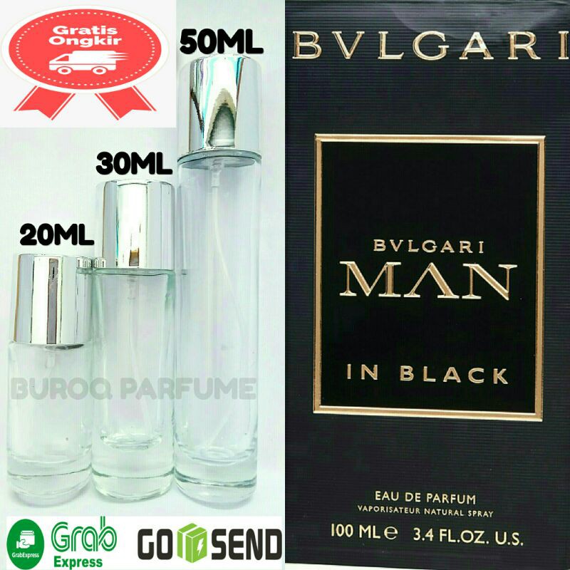 PARFUM PRIA BULGARI MAN IN BLACK WANGI TAHAN LAMA KALEM MASKULIN -inspired