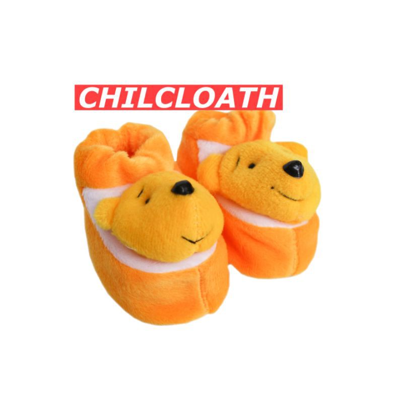 sepatu bayi boneka kuning murah grosir