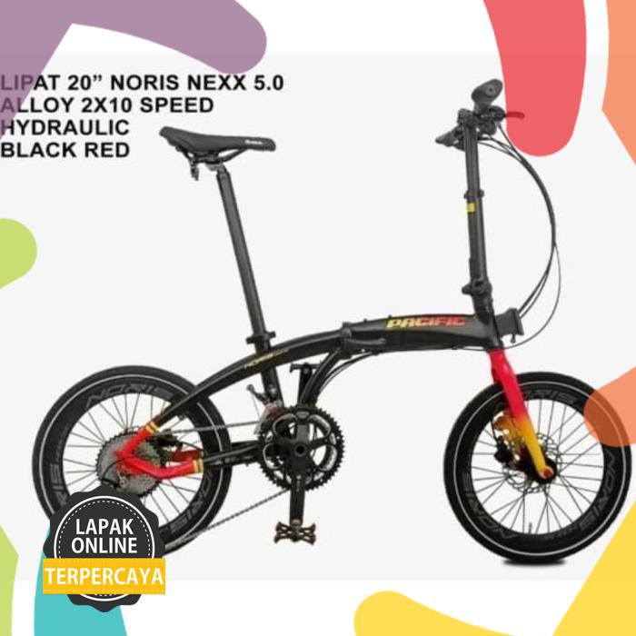 Jual Pacific Noris Nexx 5.0 Hydrolik 20 Speed Stok Terbatas Terbaru 2020 - Merah Jaminan Mutu