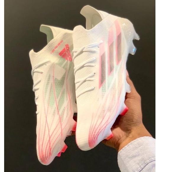 099ASF Sepatu Bola Adidas X Speedflow.1 White Pink KJS6