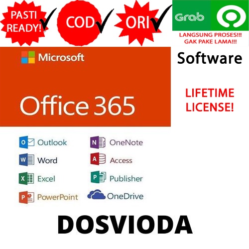 Software Microsoft Office 365 Lifetime License Microsoft Office 365 Original Asli Office365 Original