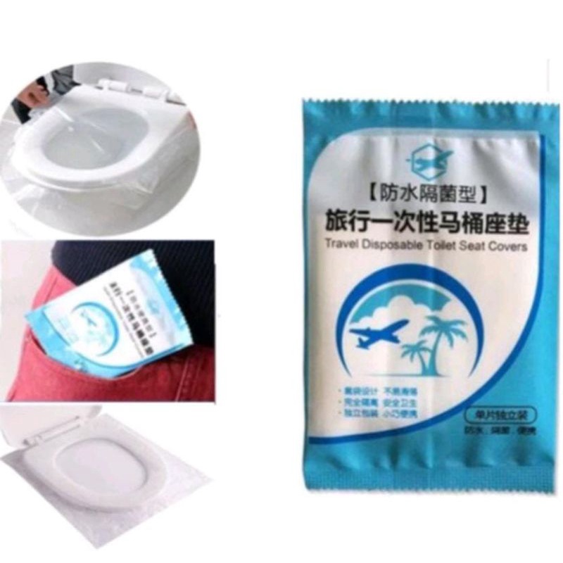 Travel  toilet sheet cover Disposable alas duduk kloset