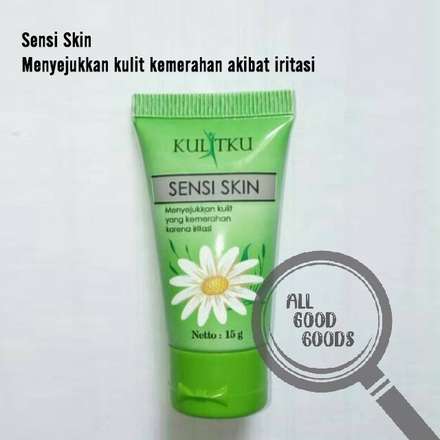 LIZ SKIN CARE SENSI Skin Cream 15 gr - Kulitku by Dr Lis Skincare Krim Wajah Kulit Sensitif / Krim Muka Anti Alergi / Kulit Kemerahan Iritasi