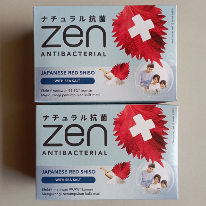 sabun mandi Zen antibacterial with sea salt /Body soap zen 80gr