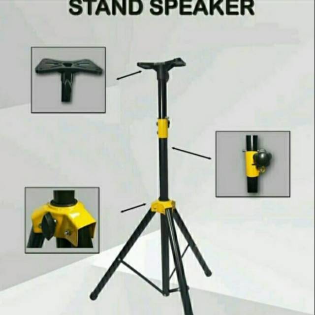 Stand Speaker / Tripod Speaker Full Besi
