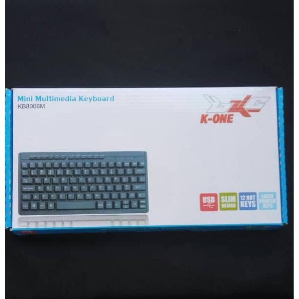 keyboard usb mini multimedia super slim K-ONE