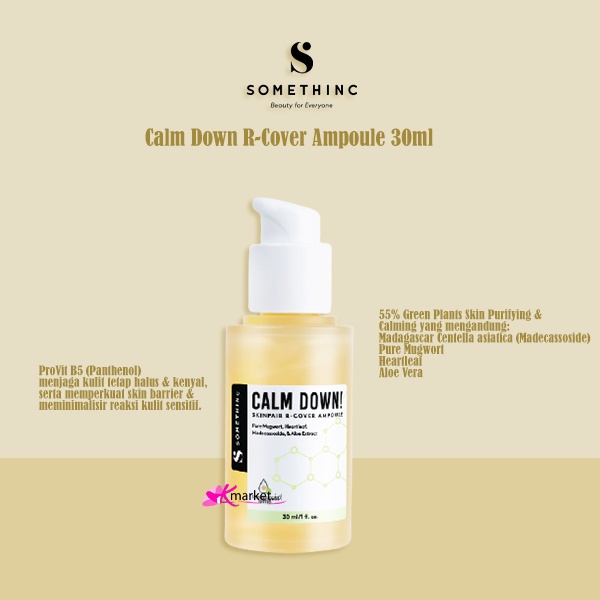 SOMETHINC Calm Down! [PHA 3% Everyday Toner | Skinpair R-Cover Cream | R-Cover Ampoule ]