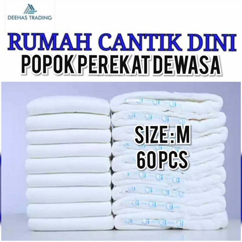 POPOK PEREKAT DEWASA M 60 PCS