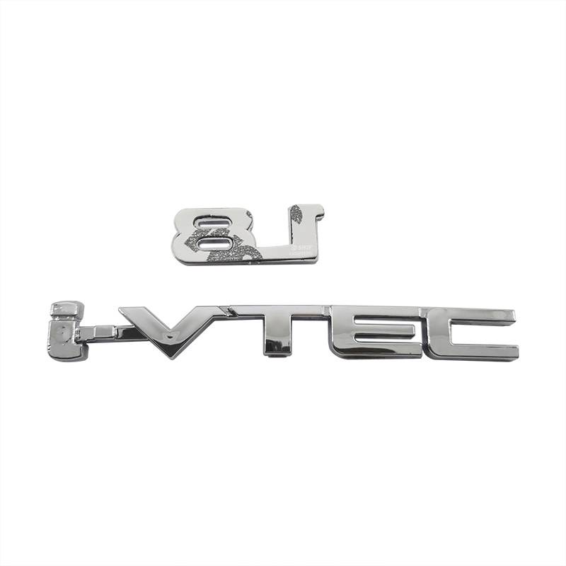 1 x ABS 1.8 i-VTEC Logo Car Auto Rear badge emblem sticker Decal For HONDA IVTEC 1.8