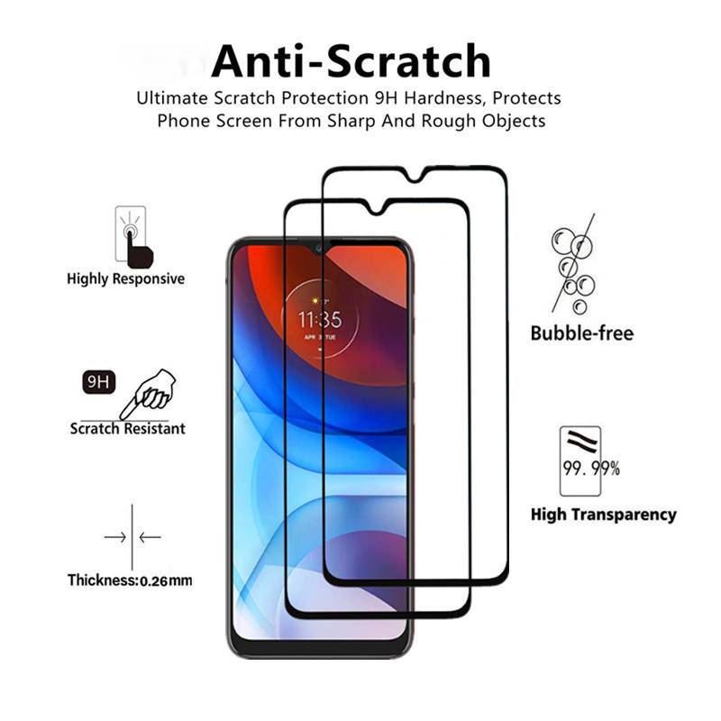 Pelindung Layar Tempered Glass 9D Full Coverage Untuk Motorola Moto G 10 20 31 50 4G 30 Moto G10 Power 4G