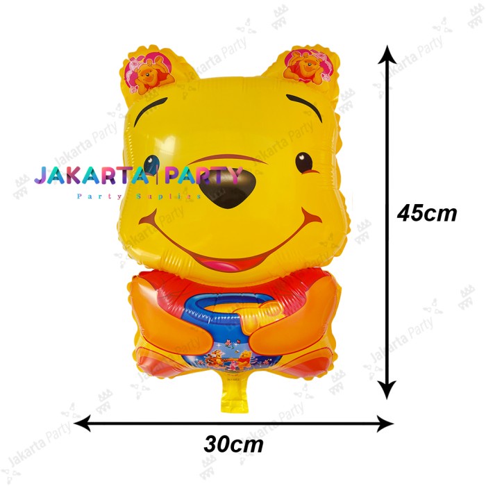 Balon karakter winnie the pooh / balon winnie the pooh / balon pooh