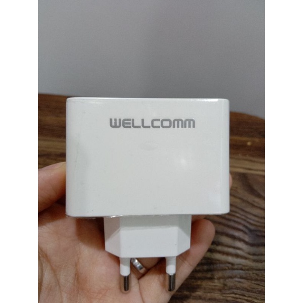 TRAVEL CHARGER 4 PORTS USB WELLCOMM ORIGINAL 4.2A