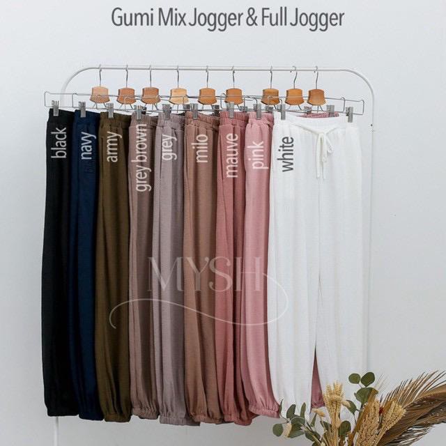 GUMI MIX JOGGER | JOGGER WANITA | CELANA PANJANG JOGER