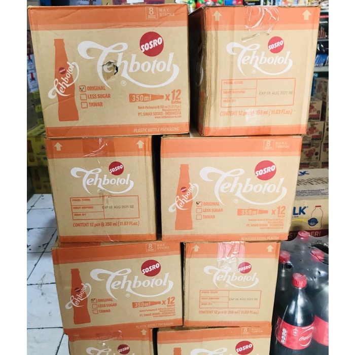 

(BISA COD) teh botol sosro 350 ml dus isi 12 botol