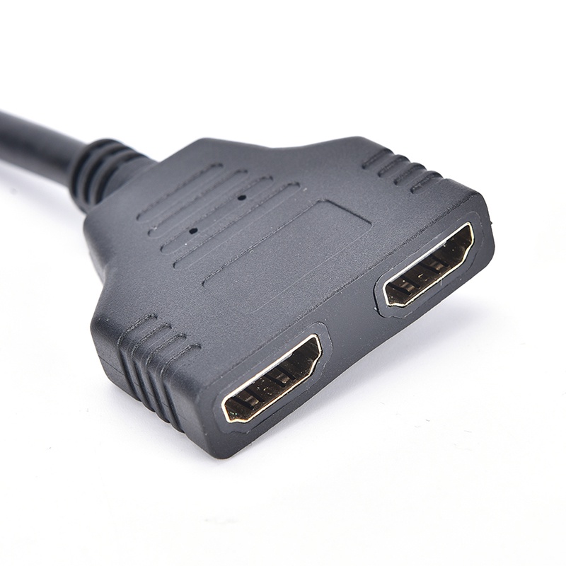 (LUCKID) Kabel Adapter Splitter HDMI 1080P Port Male Ke 2 Female 1 In 2 Out