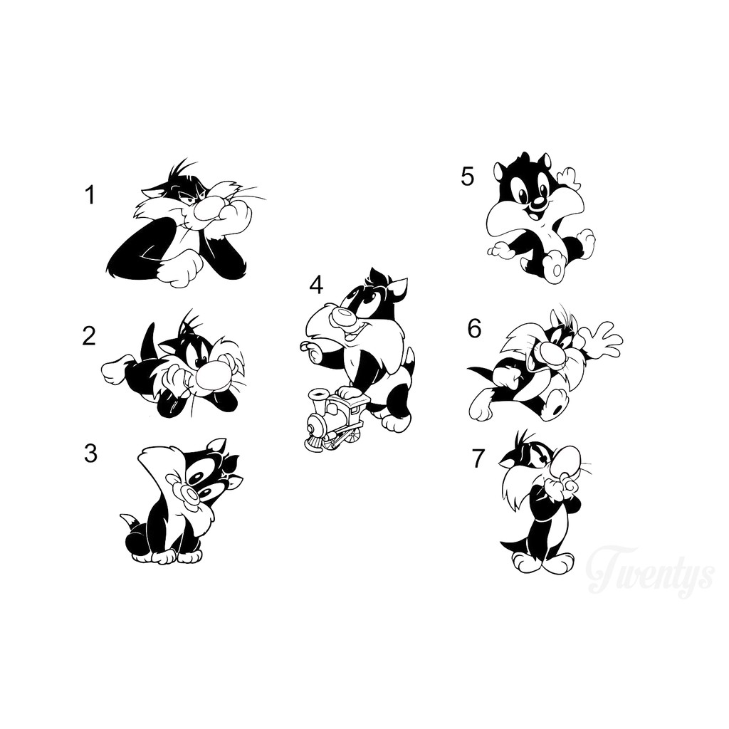 

STIKER KARTUN LUCU CUTTING STICKER VINYL DECAL