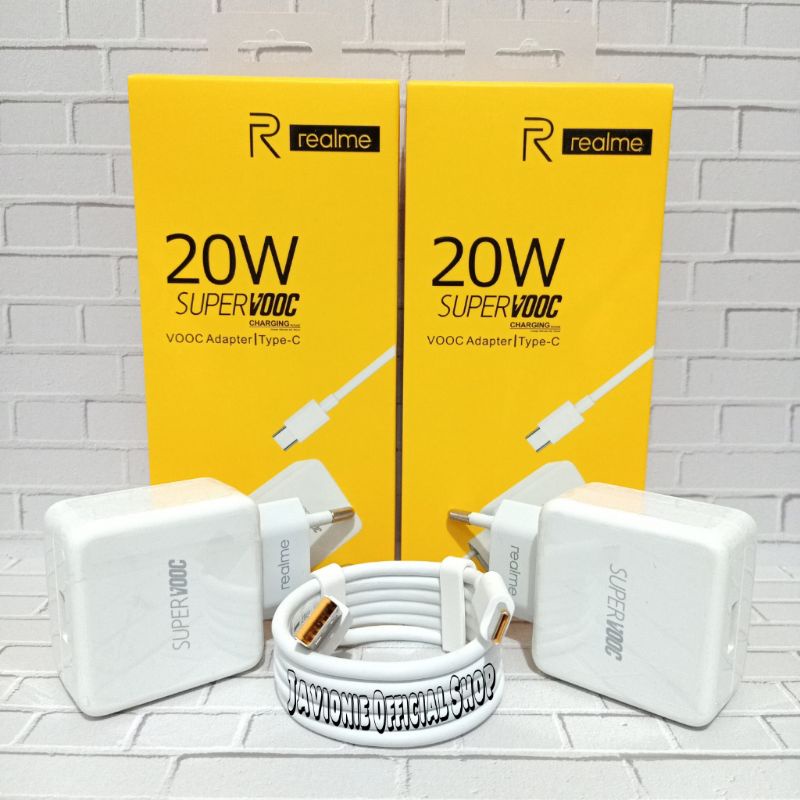 Charger Casan Cas Realme X XT ORIGINAL Super VOOC 20W 30W Fast Charging TYPE C