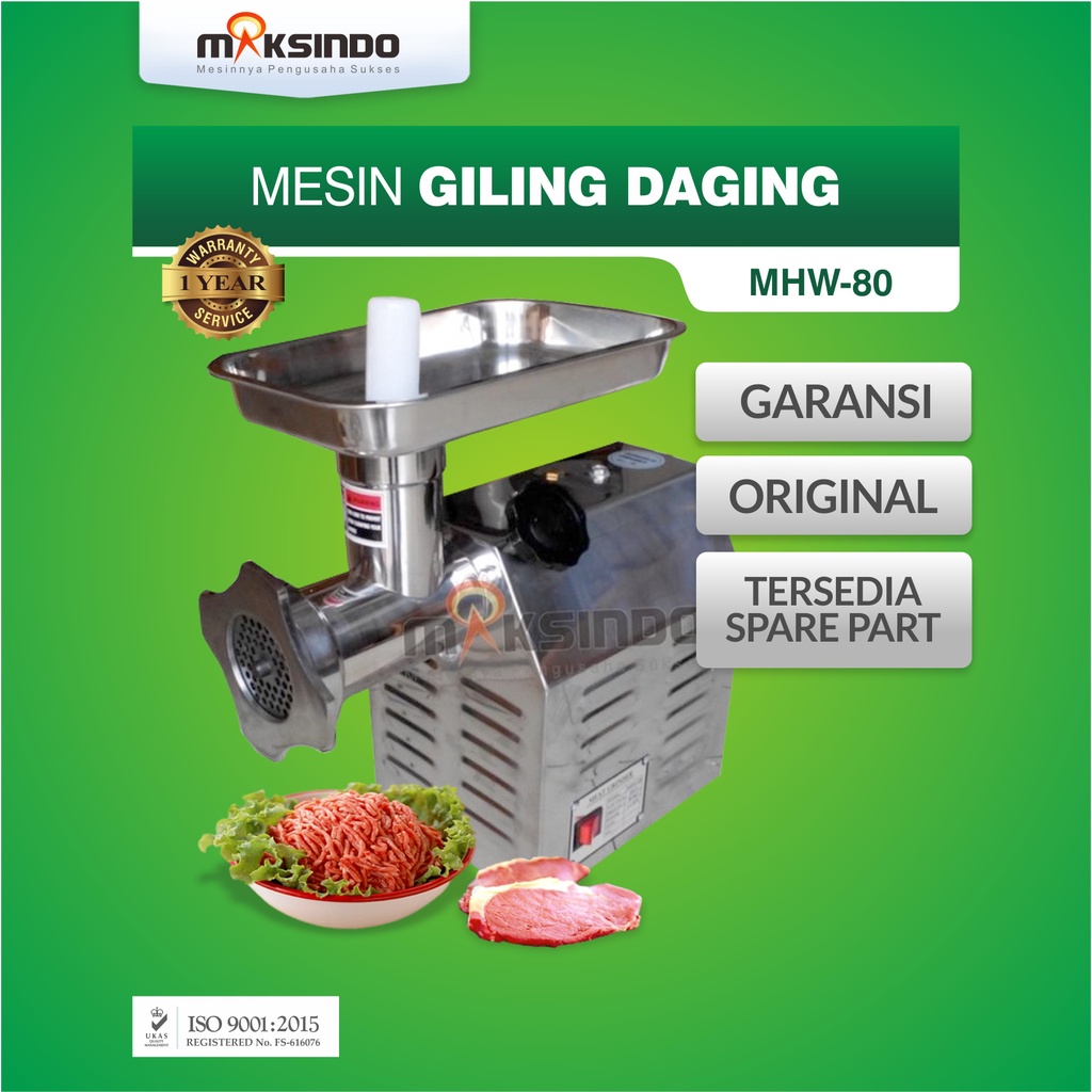 Mesin Untuk Giling Daging MHW-80 Maksindo