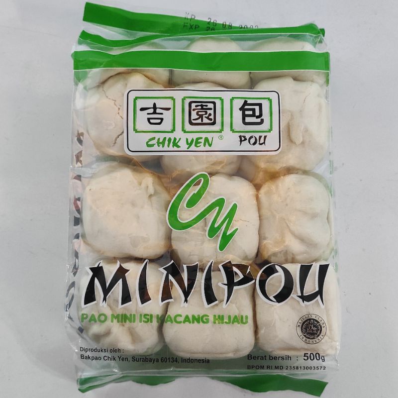 

Minipao Cikyen rasa kacang ijo 500 gram