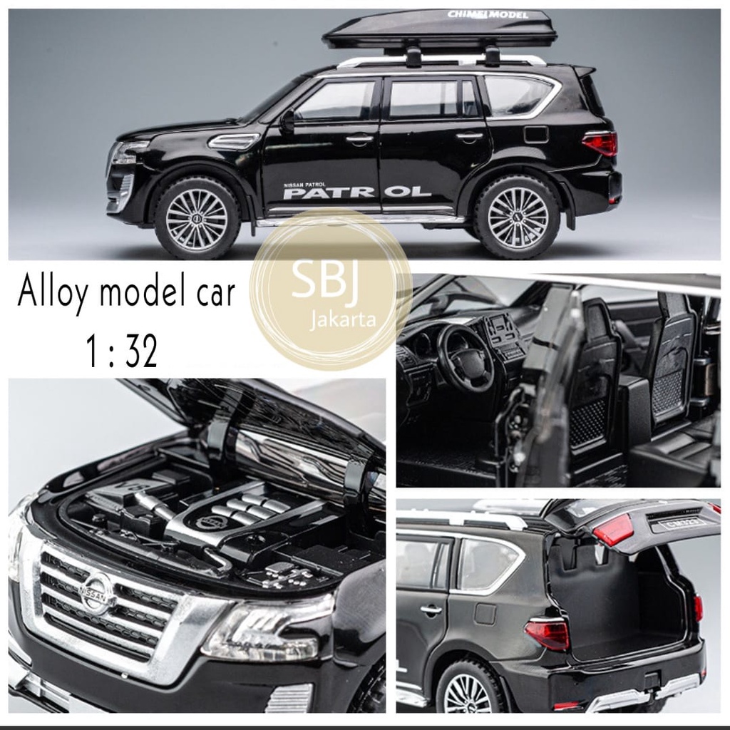 Diecast Miniatur Mobil NISSAN PATROL Skala 1:32 Metal Series