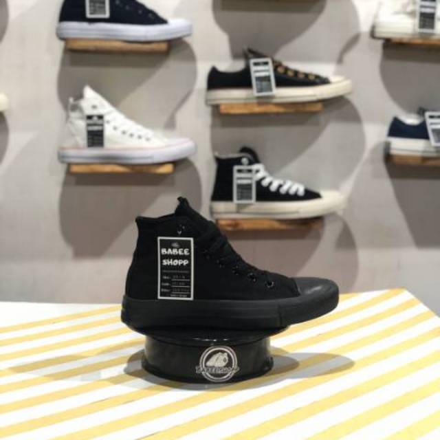 SEPATU CONVERSE FULL BLACK