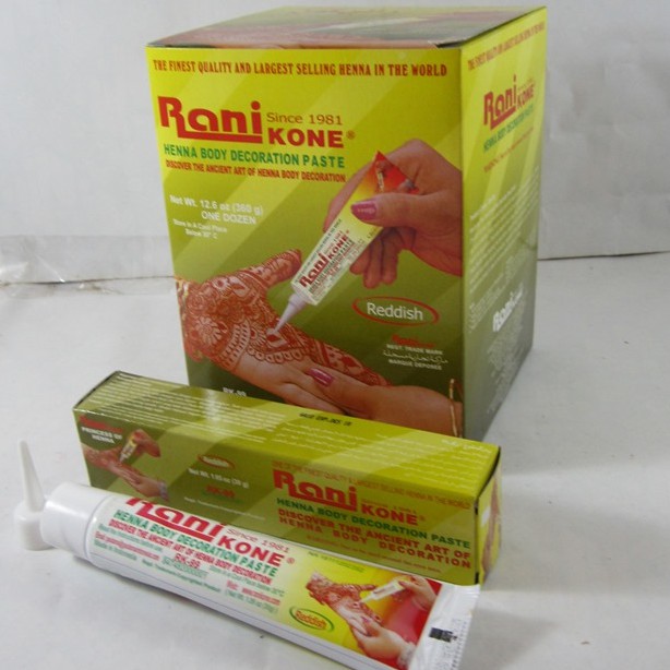 henna rani kone body decoration paste RK-99