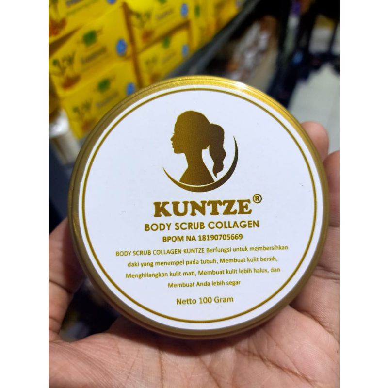 KUNTZE COLLAGEN BODY SCRUB 100gr BPOM