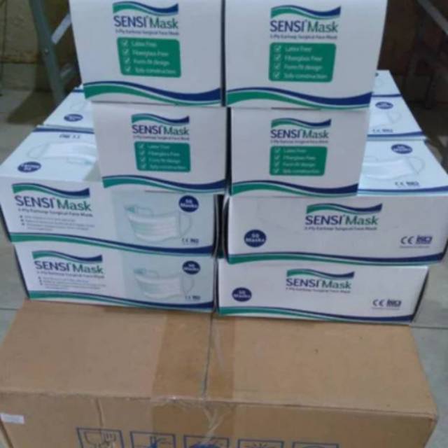 Masker Sensi Earloop 50 Pcs